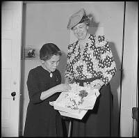 Eleanor Roosevelt visit, Gila River, 1943