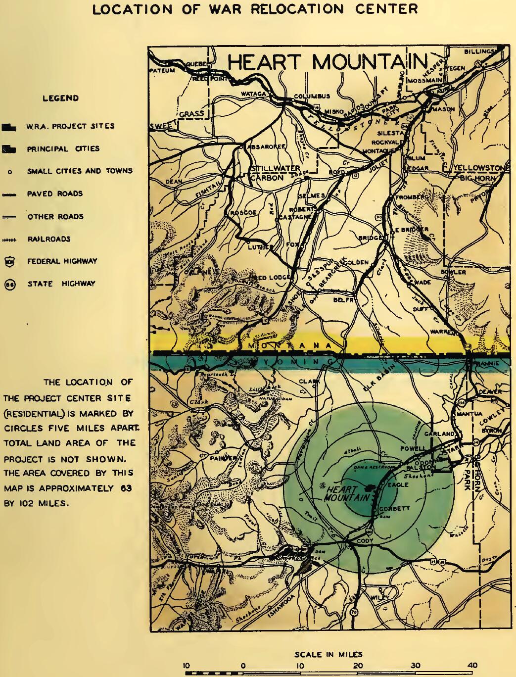 HEART MOUNTAIN RELOCATION PROJECT SITE