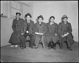 Evacuees from Hawaii, Topaz, 1943