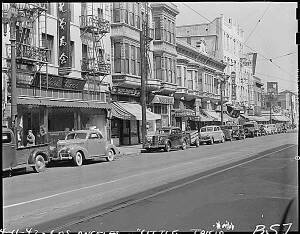 Little Tokyo district, 1942