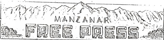 Manzanar Free Press header