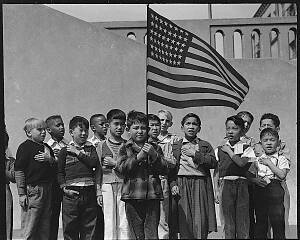 Grade schoolers, San Francisco, 1942