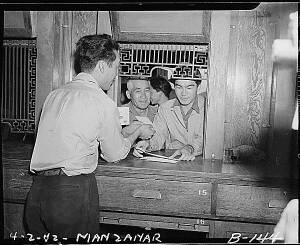 Post office, Manzanar, 1942