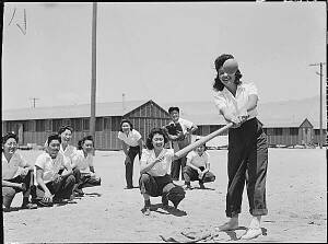 Women's softball, Manzanar, 1942