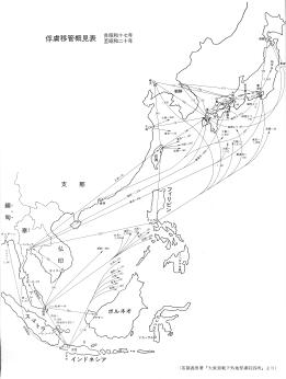 Hellships routes (in Japanese)