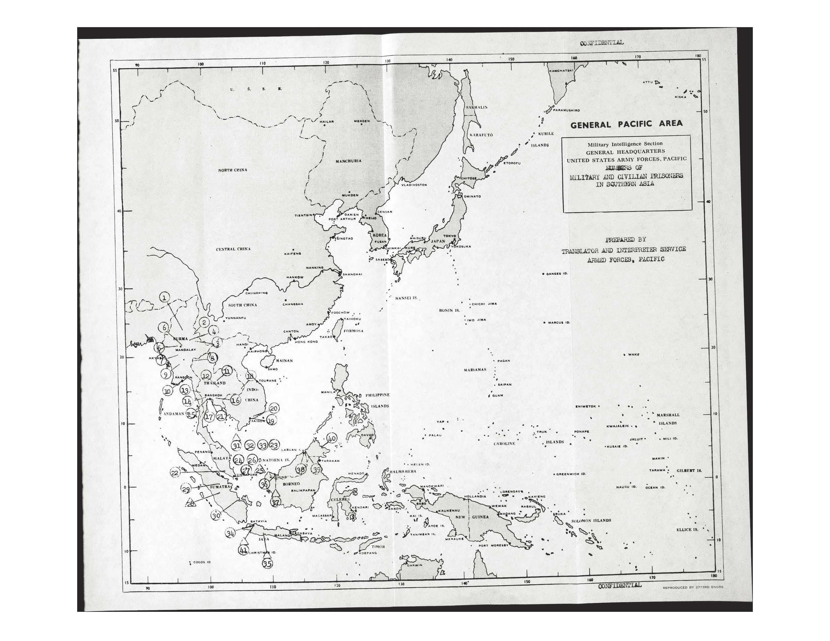 General Pacific Area Map page 5