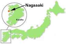 Location of Nagasaki POW Camps